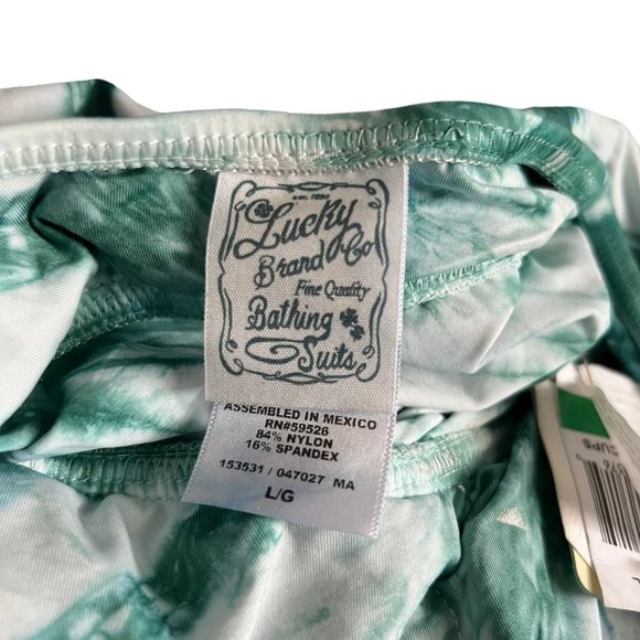 Lucky Brand Green and Blue Bikini Top - Picture 7 of 7